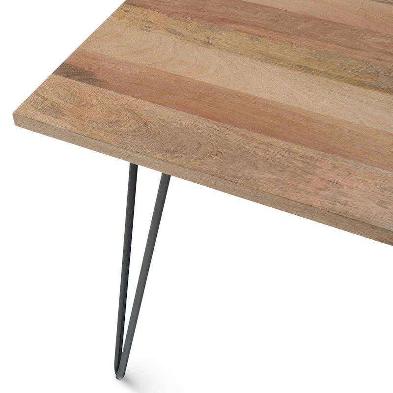 Table à manger industrielle en bois Moreno WYNDENHALL