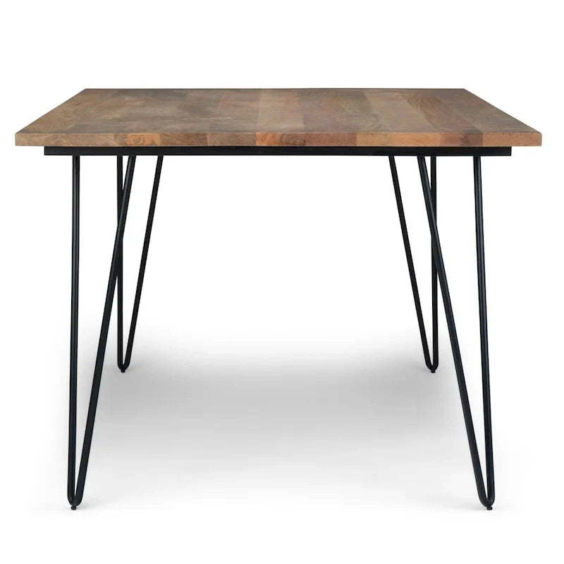 Table à manger industrielle en bois Moreno WYNDENHALL