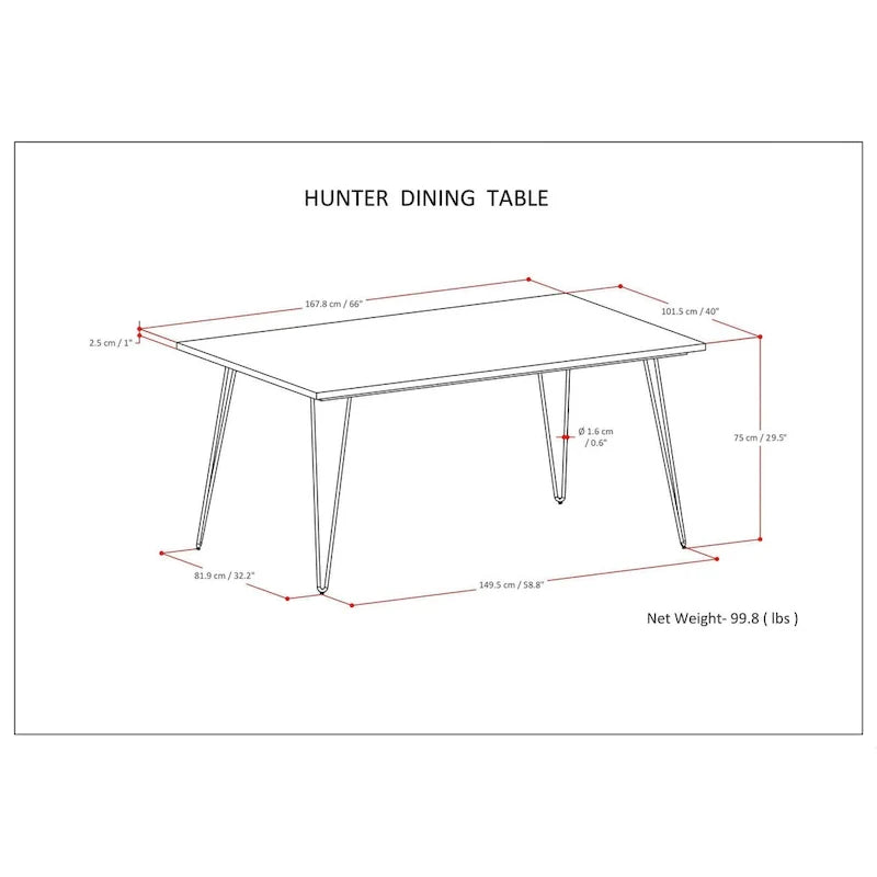 Table à manger industrielle en bois Moreno WYNDENHALL