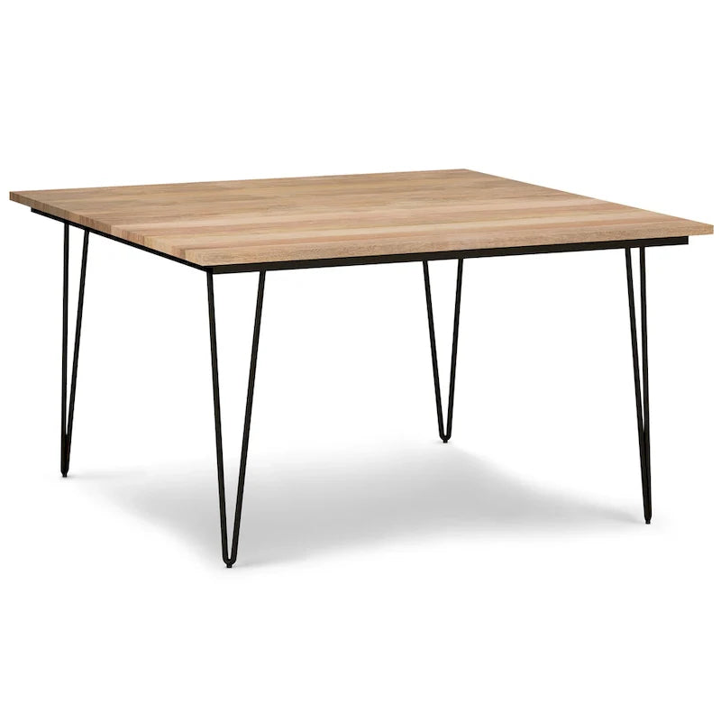 Table à manger industrielle en bois Moreno WYNDENHALL