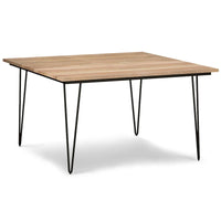 Table à manger industrielle en bois Moreno WYNDENHALL
