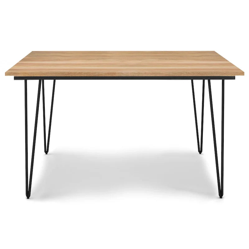 Table à manger industrielle en bois Moreno WYNDENHALL