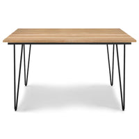 Table à manger industrielle en bois Moreno WYNDENHALL