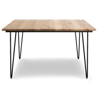 Table à manger industrielle en bois Moreno WYNDENHALL