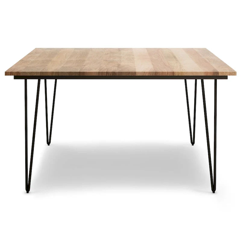Table à manger industrielle en bois Moreno WYNDENHALL