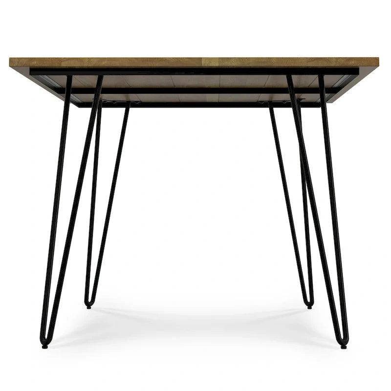 Table à manger industrielle en bois Moreno WYNDENHALL