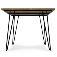 Table à manger industrielle en bois Moreno WYNDENHALL