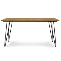 Table à manger industrielle en bois Moreno WYNDENHALL