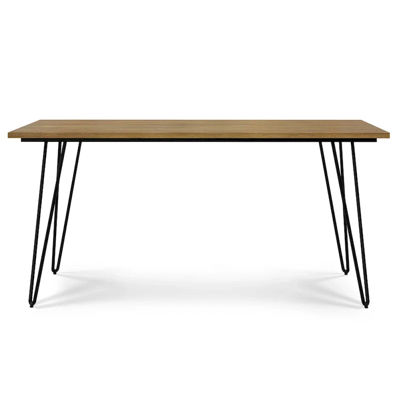 Table à manger industrielle en bois Moreno WYNDENHALL