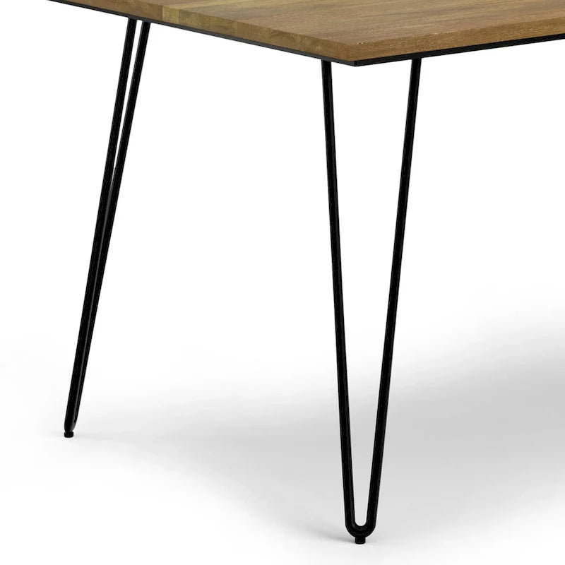 Table à manger industrielle en bois Moreno WYNDENHALL