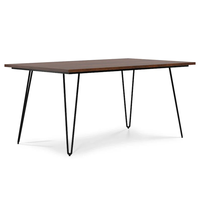 Table à manger industrielle en bois Moreno WYNDENHALL