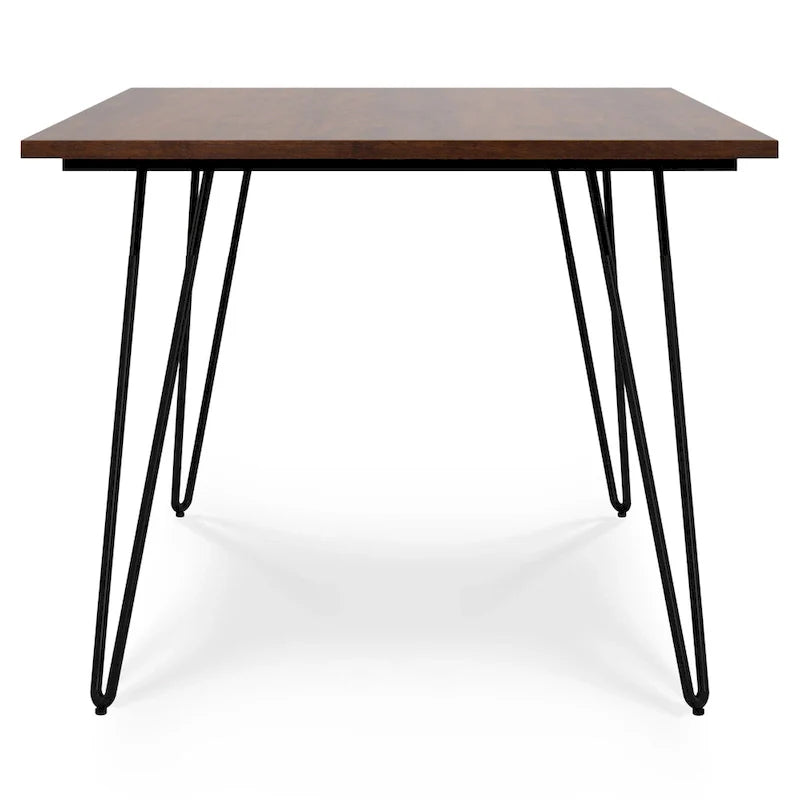 Table à manger industrielle en bois Moreno WYNDENHALL