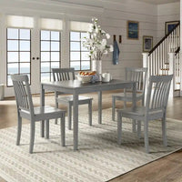 Ensemble de salle à manger rectangulaire 5 pièces Wilmington II 48 pouces gris antique par iNSPIRE Q Classic