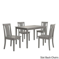 Ensemble de salle à manger rectangulaire 5 pièces Wilmington II 48 pouces gris antique par iNSPIRE Q Classic