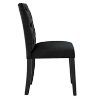 Chaises de salle à manger Duchess en velours Performance - Lot de 2