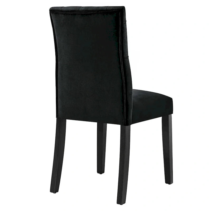 Chaises de salle à manger Duchess en velours Performance - Lot de 2
