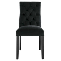Chaises de salle à manger Duchess en velours Performance - Lot de 2
