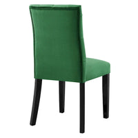 Chaises de salle à manger Duchess en velours Performance - Lot de 2