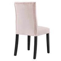 Chaises de salle à manger Duchess en velours Performance - Lot de 2
