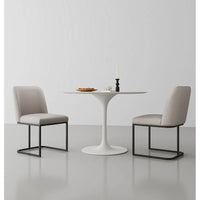 Manhattan Comfort Serena - Chaise de salle à manger en similicuir (lot de 2)