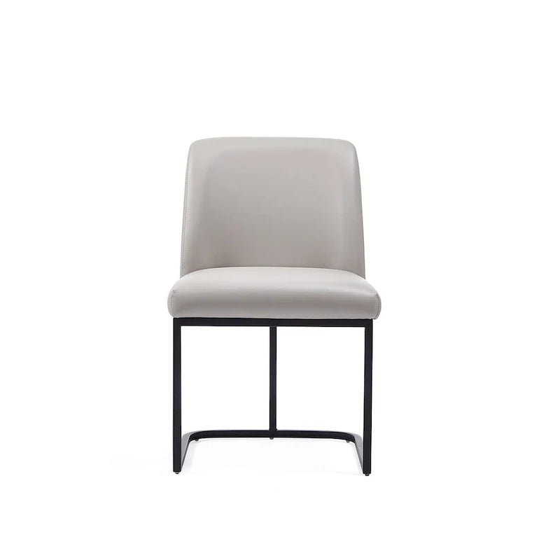 Manhattan Comfort Serena - Chaise de salle à manger en similicuir (lot de 2)