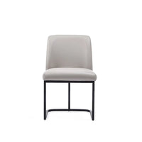 Manhattan Comfort Serena - Chaise de salle à manger en similicuir (lot de 2)