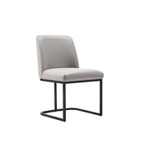 Manhattan Comfort Serena - Chaise de salle à manger en similicuir (lot de 2)