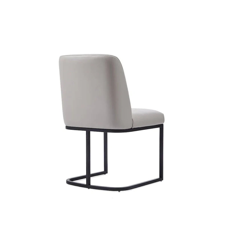 Manhattan Comfort Serena - Chaise de salle à manger en similicuir (lot de 2)