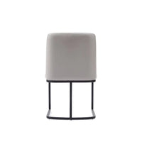 Manhattan Comfort Serena - Chaise de salle à manger en similicuir (lot de 2)