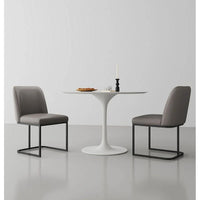 Manhattan Comfort Serena - Chaise de salle à manger en similicuir (lot de 2)