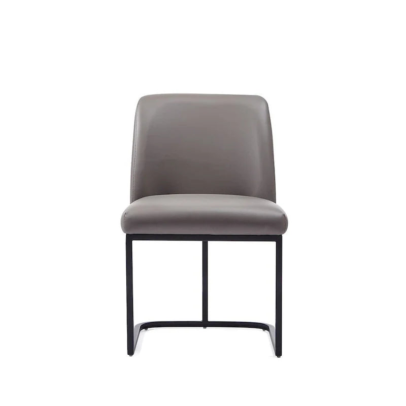 Manhattan Comfort Serena - Chaise de salle à manger en similicuir (lot de 2)