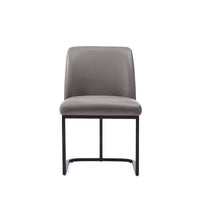 Manhattan Comfort Serena - Chaise de salle à manger en similicuir (lot de 2)