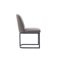 Manhattan Comfort Serena - Chaise de salle à manger en similicuir (lot de 2)