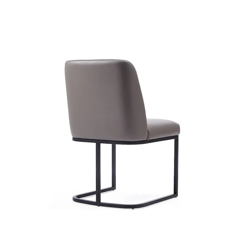 Manhattan Comfort Serena - Chaise de salle à manger en similicuir (lot de 2)