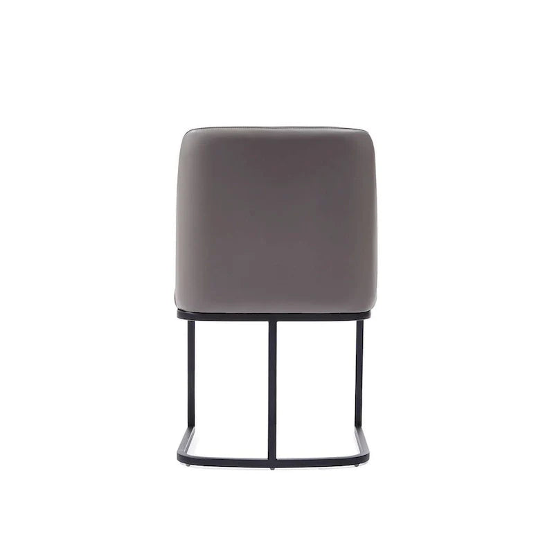 Manhattan Comfort Serena - Chaise de salle à manger en similicuir (lot de 2)