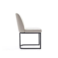 Manhattan Comfort Serena - Chaise de salle à manger en similicuir (lot de 2)