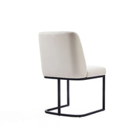 Manhattan Comfort Serena - Chaise de salle à manger en similicuir (lot de 2)