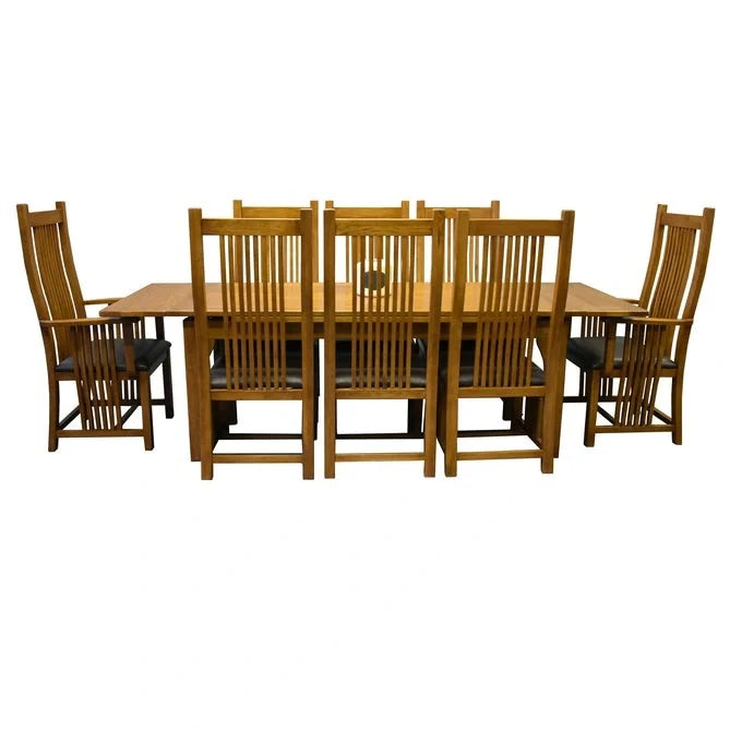 Ensemble de salle à manger Mission Stow Leaf Table et chaises hautes (2 coloris disponibles)