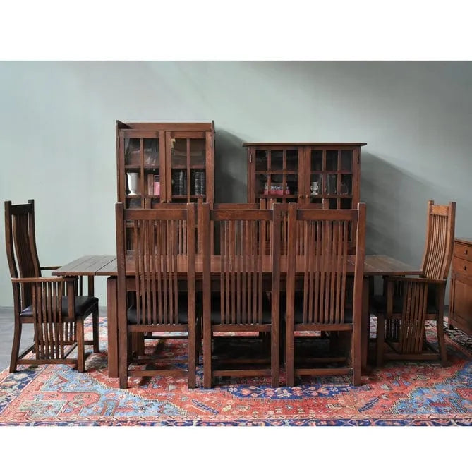 Ensemble de salle à manger Mission Stow Leaf Table et chaises hautes (2 coloris disponibles)