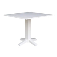 Table à manger carrée à double abattant
