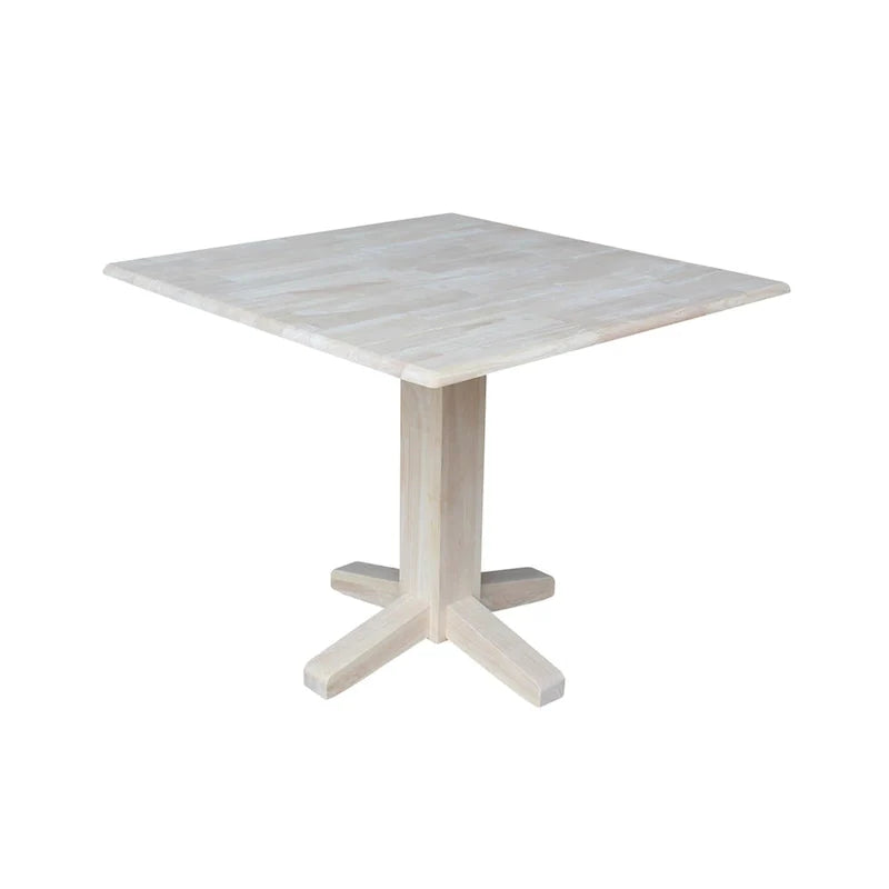 Table à manger carrée à double abattant