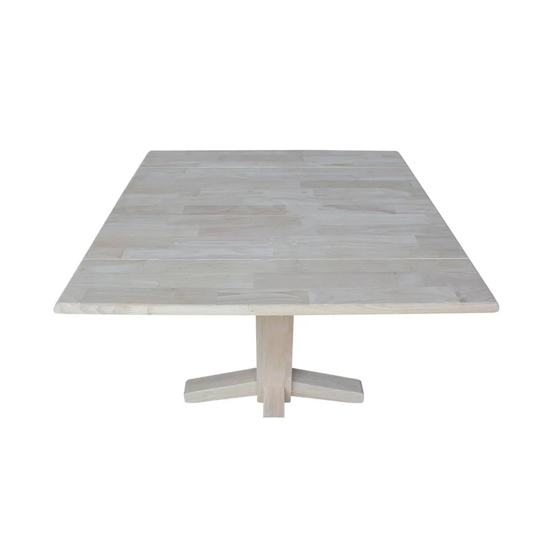 Table à manger carrée à double abattant
