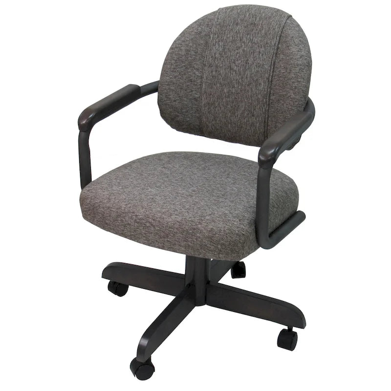 Chaise de cuisine à roulettes pivotante et inclinable M-79 - Siège de 45,7 cm