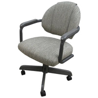 Chaise de cuisine à roulettes pivotante et inclinable M-79 - Siège de 45,7 cm