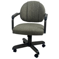 Chaise de cuisine à roulettes pivotante et inclinable M-79 - Siège de 45,7 cm