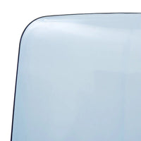 Chaise de salle à manger empilable en acrylique, design minimaliste, en plastique, dossier plein, transparente, moderne, pour cuisine, lot de 4