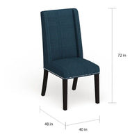 Modway Baron Chaises de salle à manger rembourrées en tissu (lot de 2)