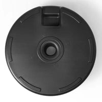 WestinTrends Base de parasol ronde remplissable 20 po, robuste, avec bouton reglable et support de mât