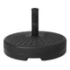 WestinTrends 20 Fillable Round Umbrella Base Stand Heavy Duty with Adjustable knob and Pole Holder