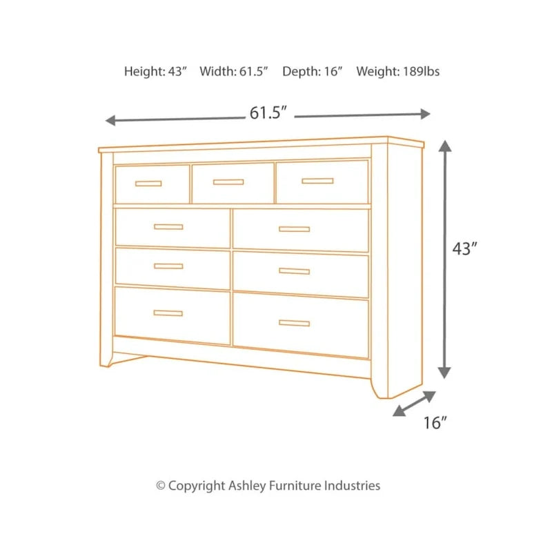 Commode Zelen gris chaud